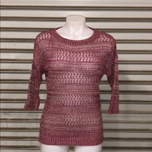 🛍️Liv sweater large weave multicolored
